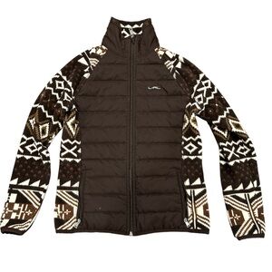 Ralph‎ Lauren Active Fleece Aztec Zip Up Sweater Petite Small